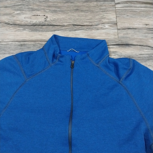 Patagonia Capilene 2 Lightweight 1/4 Zip Neck Shirt Mens Size S Blue Baselayer - Picture 2 of 7